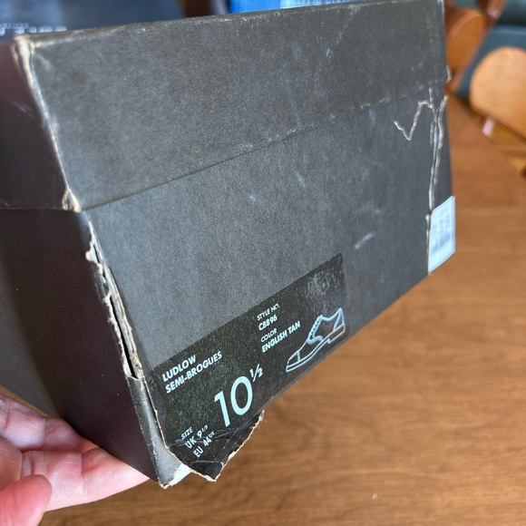 J. Crew Semi-Brogues quality Leather in English Tan Men’s size 10.5 - Picture 10 of 12